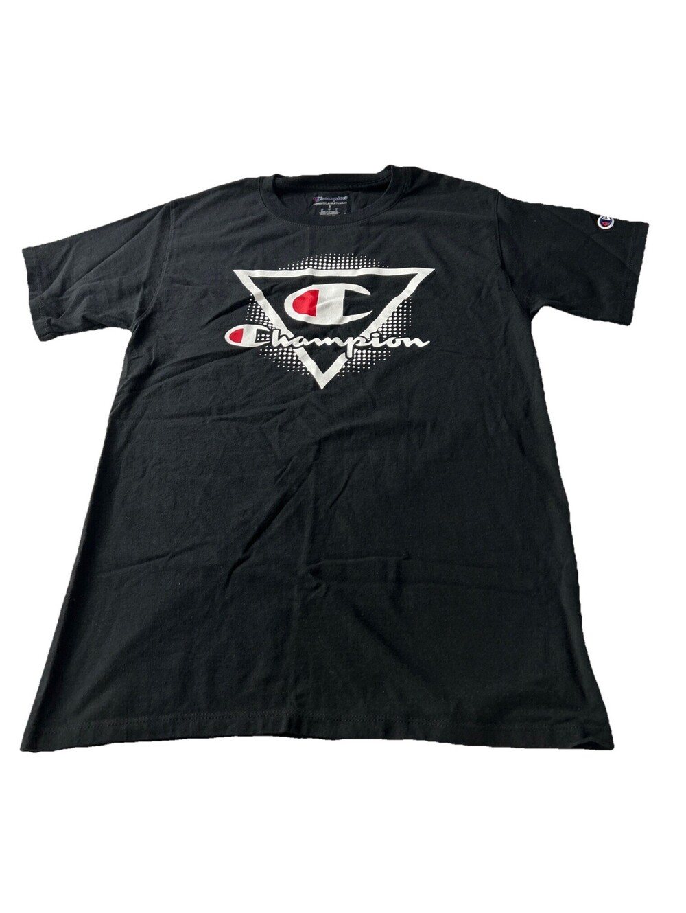 Champion Mens T Shirt S Black Authentic Athletic Wear